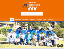 Tablet Screenshot of materecclesiaeschool.edu.ph